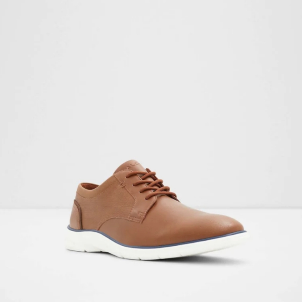 NEW Aldo Dividend men's oxford lace up shoes casual work,size 10.5, cognac - Picture 4 of 11